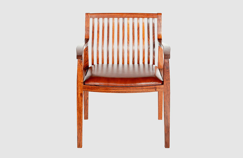 西青中式实木大方椅家具效果图